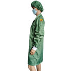 Yeşil Renk Atölyesi Temiz Oda için ESD Anti-Stik Smak Giyin