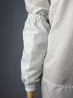 Bir Boyut ESD Güvenli Giyim Anti Statik Kollu Stoktaki Tüm 5mm Şerit Izgarasına Uyar