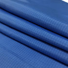 4mm Izgara Mavi Tozsuz Yıkanabilir ESD Antistatik Kumaş %65 Polyester %33 Pamuk