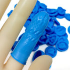 Temiz Oda Mavi Tek Kullanımlık Nitril Parmak Karyolası AntiStatik S M L XL