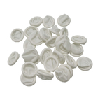 Temiz Oda Beyaz Tek Kullanımlık Nitril Parmak Karyolası 1000 Adet/Çanta