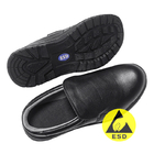 Endüstriyel Temiz Oda Siyah ESD Güvenlik Ayakkabıları Kaymaz Rahat