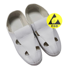 PVC Kaymaz Tabanlı Beyaz Tozsuz Yıkanabilir ESD Güvenlik Ayakkabıları