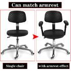 Kaldırma Kol Dayama ile Anti Statik ESD Güvenli Sandalyeler Ayarlanabilir 360 Derece Döner