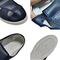 Anti Statik Koruma PVC ESD Güvenlik Ayakkabıları Dört Delikli Lacivert