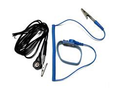 İletici kumaş ESD Bilek Kemeri Yerleştirme Tel Takımı ESD Mat için