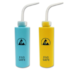 Sarı Baskı HDPE Plastik ESD Antistatik Güvenli Dağıtım Şişesi Endüstriyel Kullanım