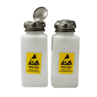 Antistatik ESD Beyaz Şişe 200ml Kimyasal Alkol Çözücü Dispenseri Plastik