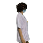 Temiz Oda ESD Antistatik İçin 2.5mm Gird T-Shirt Endüstriyel İş Elbiseleri