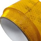 Kamyon Otoyolu Ultra Güçlü Sarı Yansıtıcı Uyarı Bandı PMMA/PC/PET