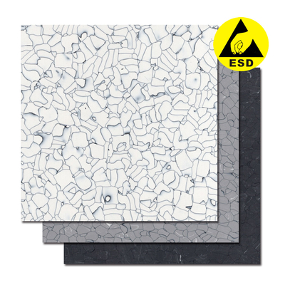 Ticari ESD Kauçuk Paspas Ameliyathane Antistatik Vinil PVC Yer Karosu Rulo