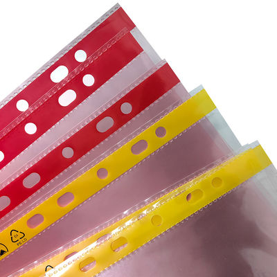 Temiz Oda 11 Delikli Dosya Çantası A4 A3 Tozsuz ESD Anti Statik Belge Çantası, Pembe veya Sarı