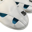 Beyaz ESD Antistatik Çalışma Ayakkabıları 4 Delik PVC Sol+PU Üst Endüstriyel Çorap