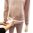 Pembe ESD Ter emici Pamuk Lycra ESD Anti-Statik Alt Giysi Temiz Oda için