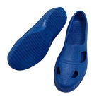 Mavi Dayanıklı Entegre Kalıplama SPU Malzemesi ESD Antistatik Atölyesi Güvenlik Dört Delik Temiz Oda için Sandal