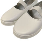 Kadınlar Açık Sırt Deri Yukarı Toz geçirmez ESD Anti Statik PU Düz Alt Derin Ağız Elastik Ayakkabılar