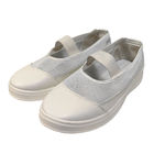 Emniyet Elastik Açık Sırt Tipi ESD Endüstriyel Çalışma Giysileri için Antistatik Temizlik Ağı Çizgi Ayakkabıları