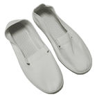 Yüksek Kaliteli PVC Sol Ayakkabıları ESD Nefes Alıcı Kumaş Üst Antistatik Tuval Ayakkabıları Laboratuvar için