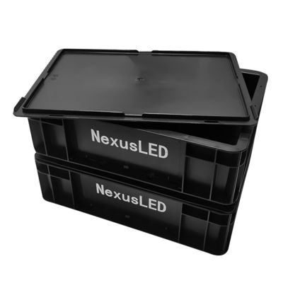 Elektronik Antistik Kutusu SMT Rack Siyah PCB Ambalaj Depolama Bileşeni Konteyner Plastik Tepsisi ESD Antistik Kutusu