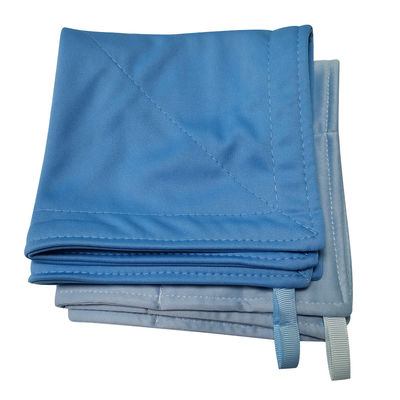 Temiz Oda Laboratuvarı ESD Yüksek emici tekrar kullanılabilir yıkanabilir Lintsiz Mikrofiber kumaş bezleri