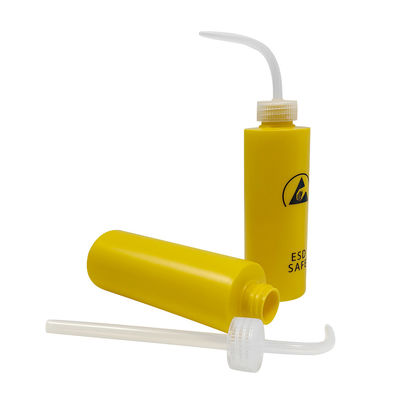 500ml ESD Antistatik Yıkama Şişesi Plastik Squeeze TipiAlkol dağıtıcısı ESD Güvenli Alanı için Anti-Statik Yapıştırıcı