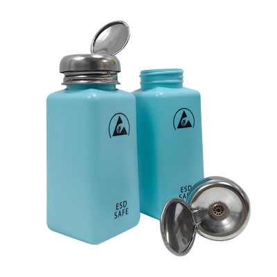 IPA 8OZ (yaklaşık 240ml) ESD Plastik Solvent Dispenser Antistatik Dispenser Alkol Şişesi