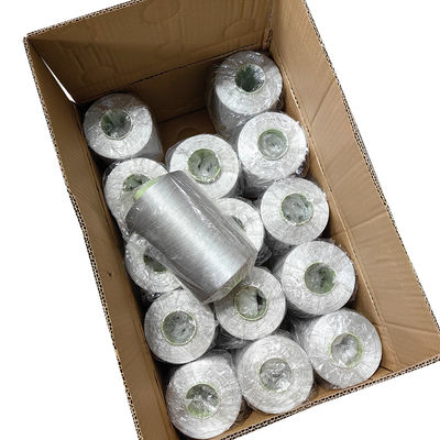 150D/2 Anti-statik giyim için gri iletken dikiş ipliği Yapım Polyester Karbon Fiber ipliği Uzun iletken iplik