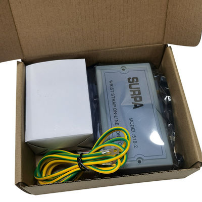 518-2 ESD Anti-Statik Bilek Kemeri Monitörü Elektrostatik Yüzük Alarmı Anti-Statik Bilek Kemeri Testörü