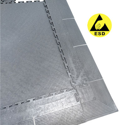 600x600mm Alınabilir ESD Anti-Statik Bağlantılı PVC Vinyl Zemin Malzemesi Hastane / Temiz Oda için