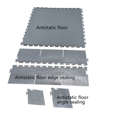 600x600mm Alınabilir ESD Anti-Statik Bağlantılı PVC Vinyl Zemin Malzemesi Hastane / Temiz Oda için