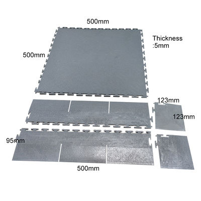 600x600mm Alınabilir ESD Anti-Statik Bağlantılı PVC Vinyl Zemin Malzemesi Hastane / Temiz Oda için