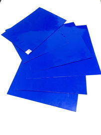 26" x 45" Walk Off Yapıştırıcı Temiz Oda Yapışkan Mat Renk Mavi Beyaz 30 / 60 Numaralı
