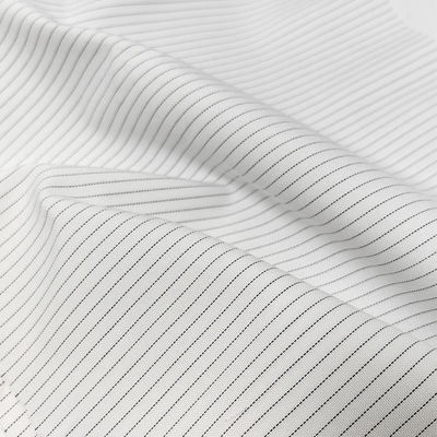5 mm Çizgi 65%Polyester 34%Vicose 1%Karbon Fiber Antistatik Kumaş Temiz Oda ESD Kumaş Antistatik Kumaş Kumaş