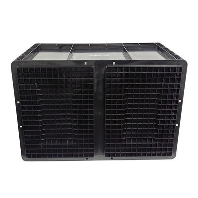 600*400*230mm Siyah ESD Antistatik Plastik Kutusu Elektronik Parça Kutusu Elektronik Sanayi için Anti-Statik Kutusu