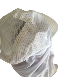 Tozsuz Alan İçin Uzun Şal Polyester ESD Cap Anti Statik Şapka Birçok Renk Mevcuttur