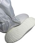 PVC Deri Üst ESD Güvenlik Ayakkabıları 5mm Şerit Kol Rahat PU Taban