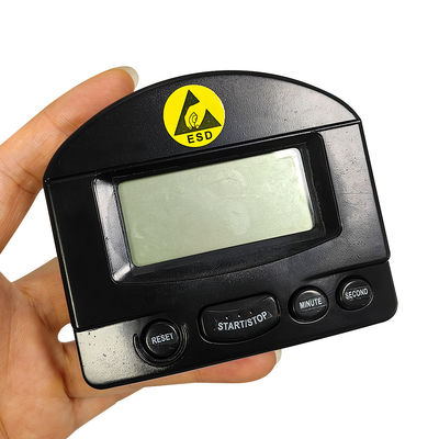 Temiz oda laboratuvarı için LED çok fonksiyonel ESD Antistatik Zamanlayıcı Elektronik Alarm Saati İleri Geri Hatırlatma Cihazı