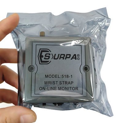 Otomatik SURPA 518-1 Elektrostatik Yüzük Çevrimiçi Monitör Anti-statik Bilezik Alarm Yerleştirme Monitörü