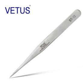 Metal Renkli ESD Olmayan Güvenli Aletler VETUS Hassas Paslanmaz Çelik Cımbız