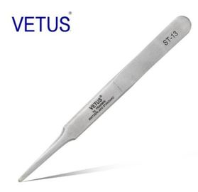 Metal Renkli ESD Olmayan Güvenli Aletler VETUS Hassas Paslanmaz Çelik Cımbız