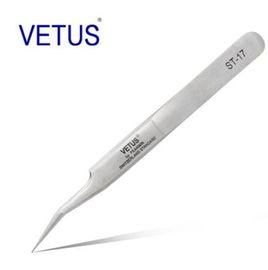 Metal Renkli ESD Olmayan Güvenli Aletler VETUS Hassas Paslanmaz Çelik Cımbız