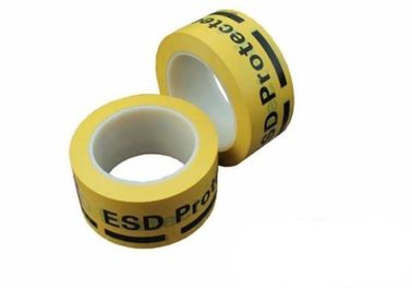 ESD Korumalı Alanları İşaretlemek İçin Akrilik Yapışkanlı Sarı Vinil Zemin Bandı