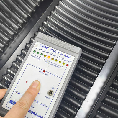 Anti-statik İletici ESD Elektrik PCB Dolaşım Depolama Tepsisi ESD Plastik Tepsiler