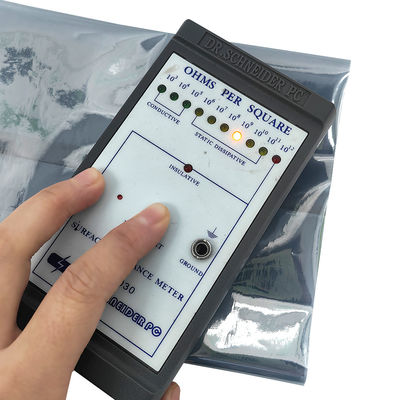 Mikroelektronik Paketleme için Özel Tasarım Su geçirmez PE Torbası ESD Koruyucu Torba