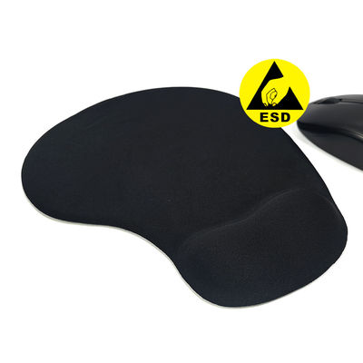 ESD Antistatik Siyah Masa Masası Yumuşak Dayanıklı Silikon Bilek Destek Fare Yastığı