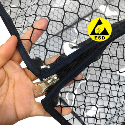 Yüksek Kaliteli Anti-Statik PVC Şebeke Kapağı ESD SMT PCB Dergi Rakları Kapağı 355x320x563mm için uygundur