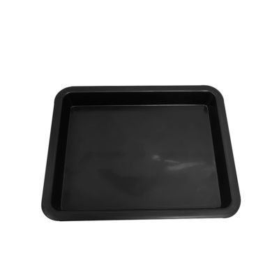 283x223x28mm Siyah Plastik Kare Tepsisi Antistik Tepsinin Parçaları Kutusu Devriye Kutusu Pp Kauçuk Tepsisi Sınıflandırma Malzeme Kutusu Kare Havza İletici Çerçeve