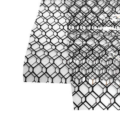 ESD Çifte Yönlü Şeffaf PVC Şebeke Perde 0.3mmx1.37mx30m