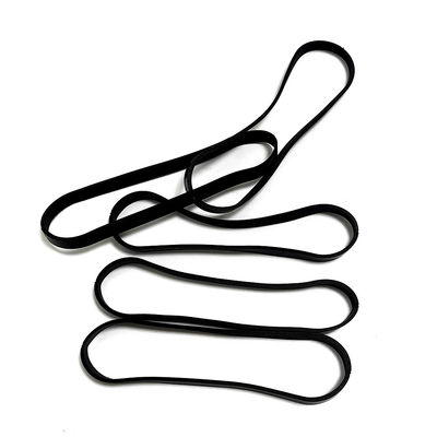 104 X 4 X 1.5 mm Siyah ESD Elektronik Bileşenler İçin Antistatik İletici Silikon Band