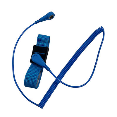 ESD Antistatik PVC Çift Başlı Bağlama Bilek Kemeri 1.8M Uzunluk